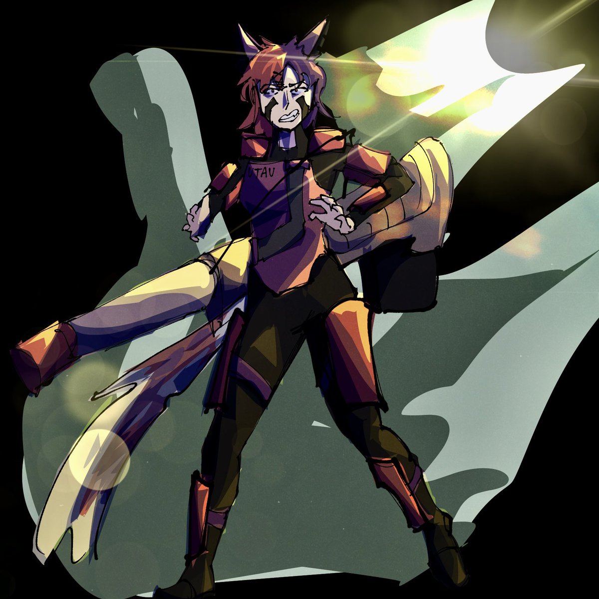 cheezeenchilada's tweet image. CHAT I DREW OOMFIE @/8bit_tre’s UTAU JESPER!!!!!!!!! I DID A CASUAL AND DAYBREAK VERSION OF JESPER BECAUSE I LIKE TO THINK THEYRE OUT THERE LAUNCHING ROCKETS AND SCRATCHING PEOPLE OUT THERE BECAUSE THEYRE A CAT!!!!!