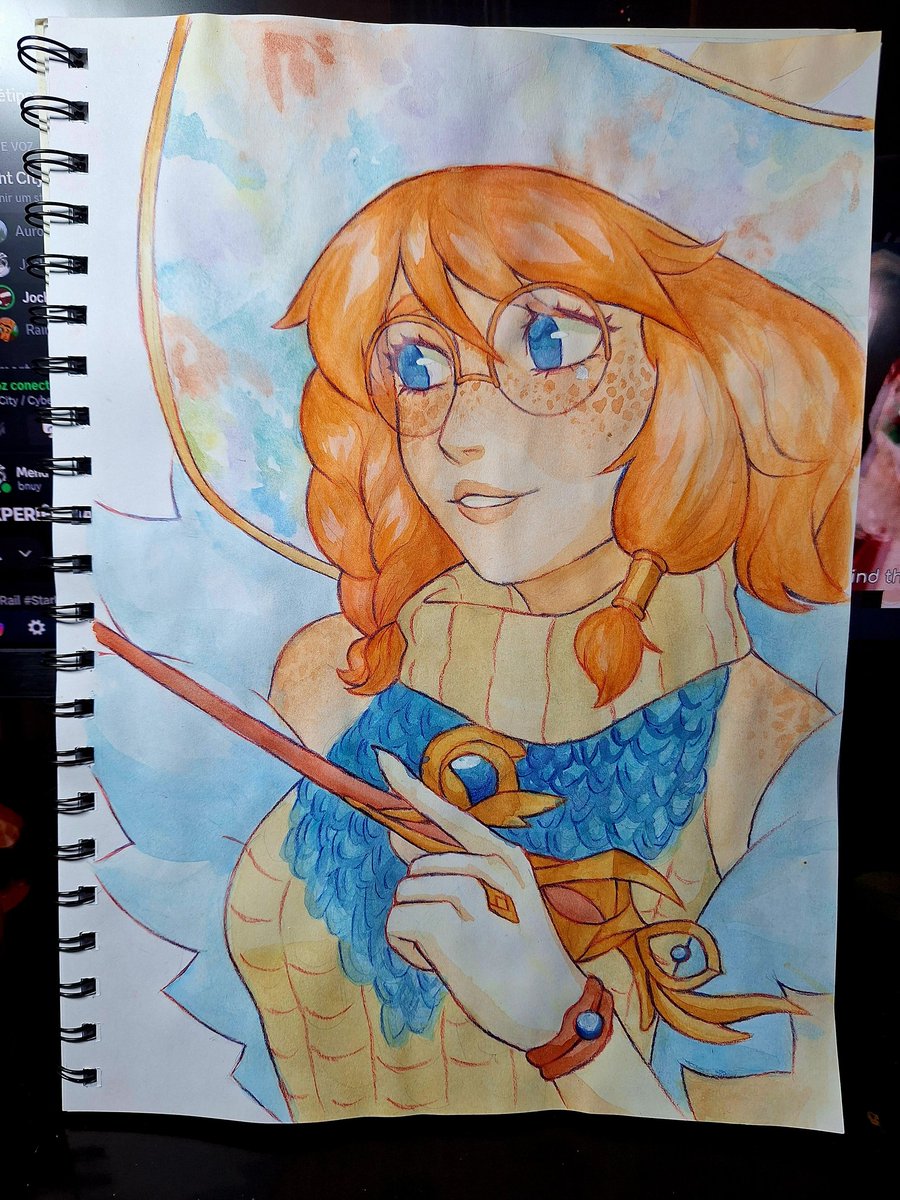 MendyNyaa's tweet image. Old drawing but I meio que arrasei here ✨️🐰
#LeagueofLegends #Aurora