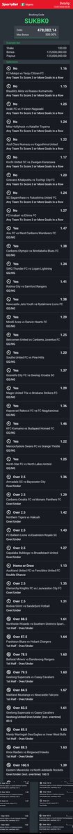Hey check out the bet I just placed on Sportybet! sportybet.com/ng/?shareCode=…