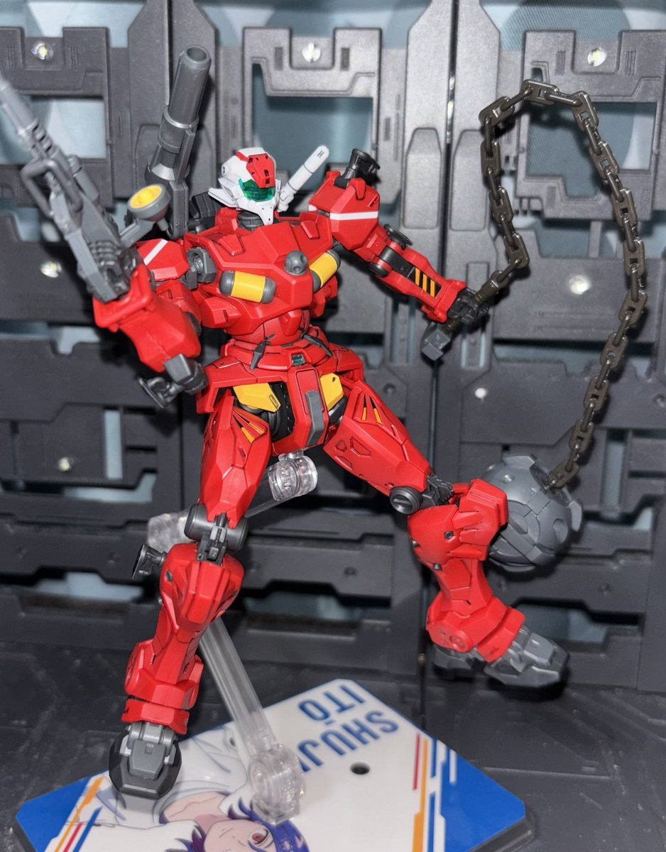 Hideyan021981's tweet image. かっこいい‼️ガンダムと同じ性能ならキャノン付きのが強いんじゃない❓
軽キャノン完成👏👏
#ガンプラ #めこ丸隊 #みりプラ
#ガンプラ好きとつながりたい
#GQuuuuuuX #軽キャノン