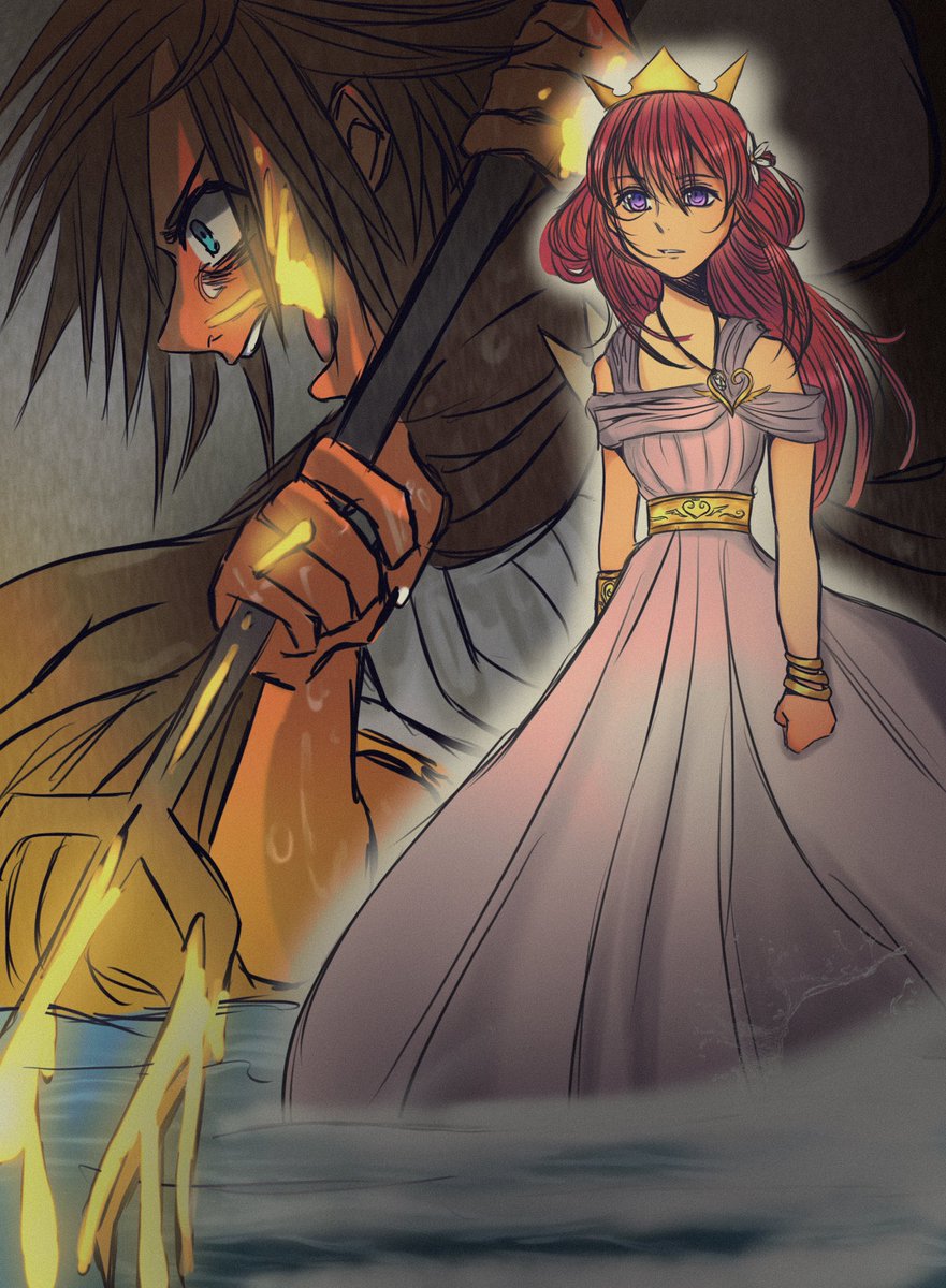 UnchainedStar's tweet image. Sokai Week Day 6: Transform
As things shift in the kingdom, Kairi must take her rightful place on the throne. Not far from her shores, Sora is fighting against his worst enemy. Ruthlessness fully consuming what’s left of his light. A mighty storm rages and.. ends
#sokaiweek2025