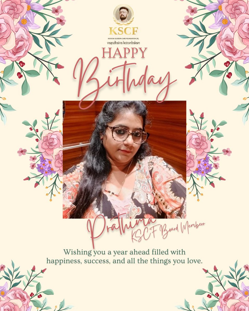 Nimma KSCF (@nimmakscf) on Twitter photo Wishing you a very Happy Birthday <a href="/binduprathi/">darshankumar.v</a>
May this year bring you great health, happiness, and success in all that you do. We’re grateful to have you as part of the KSCF family.💐✨🧚♀️ Wishing you a very Happy Birthday <a href="/binduprathi/">darshankumar.v</a>
May this year bring you great health, happiness, and success in all that you do. We’re grateful to have you as part of the KSCF family.💐✨🧚♀️