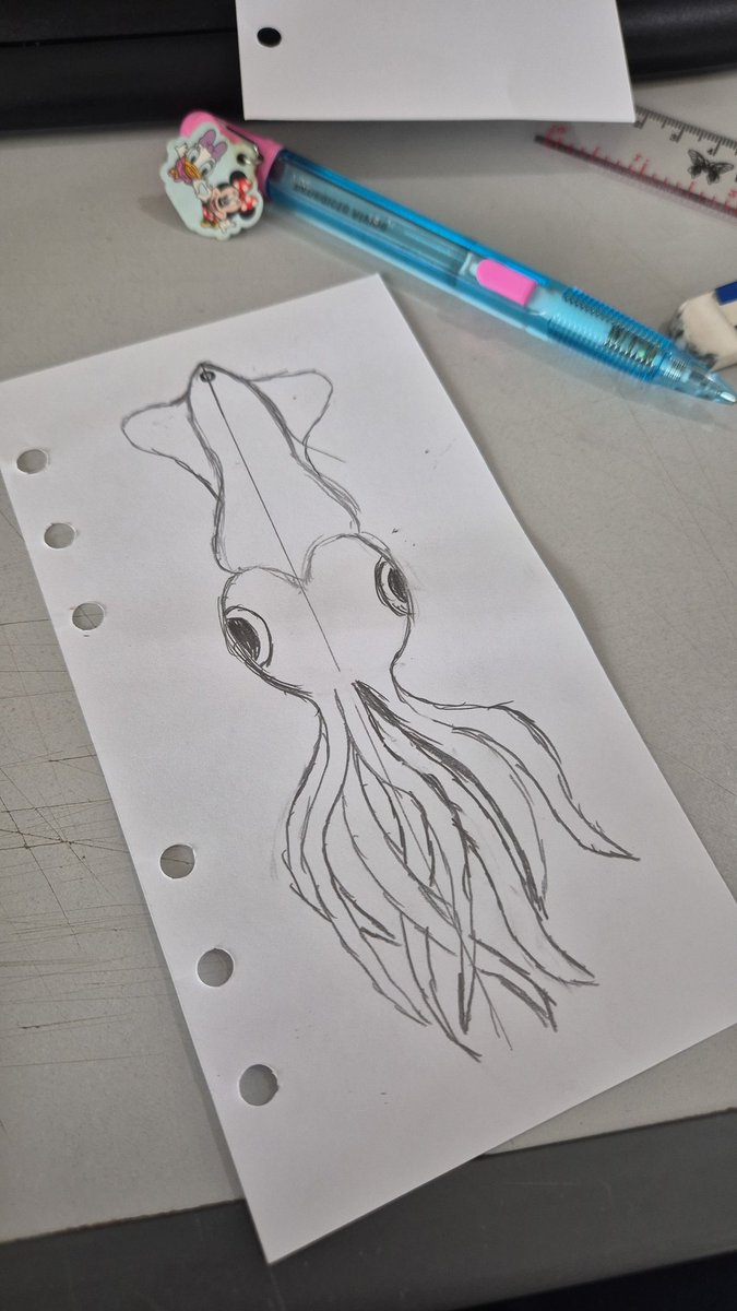 starlight_crft's tweet image. Squid Bookmark(?)🫣🫣