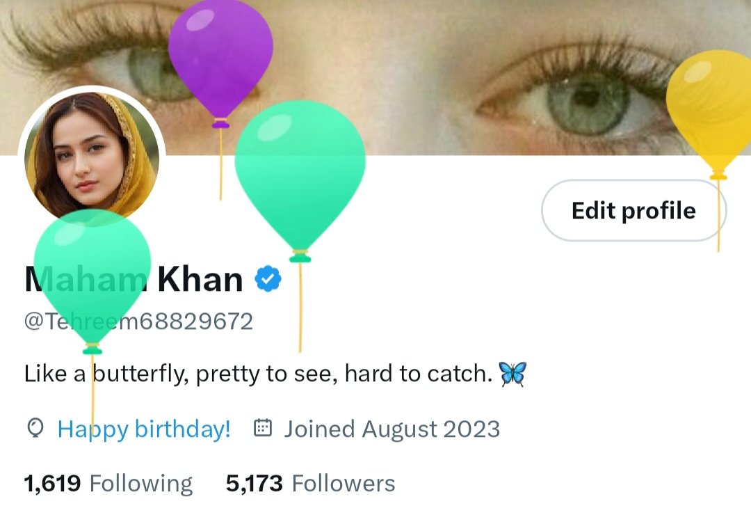 Tehreem68829672's tweet image. IT’s MY BIRTHDAY 🎀✨
Still sweet, a little wiser, and a whole lot more fabulous.
Manifesting magic, memories, and moments that matter. 🎂💕