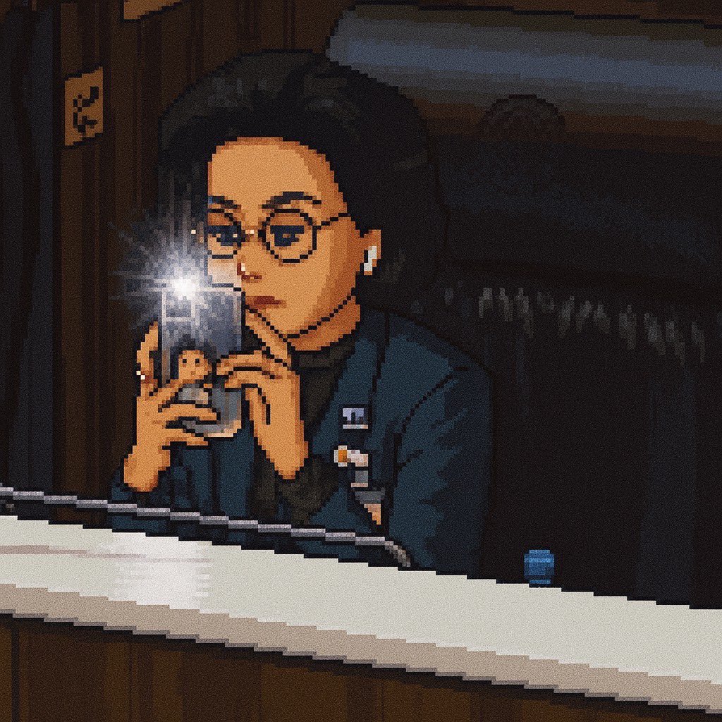 มีน้อง #ลูกหมอ ส่งแบบนี้มาให้ 
บอกว่า #pixelart กำลังฮิต 😉🫶