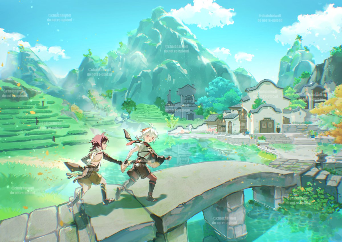 【Heizou’s Summer Vacation】First stop: Liyue
A project in Bsky!
Liyue is such a beautiful place, I especially love Chenyu Vale!✨
The music there is absolutely beautiful!!

#kazuhei