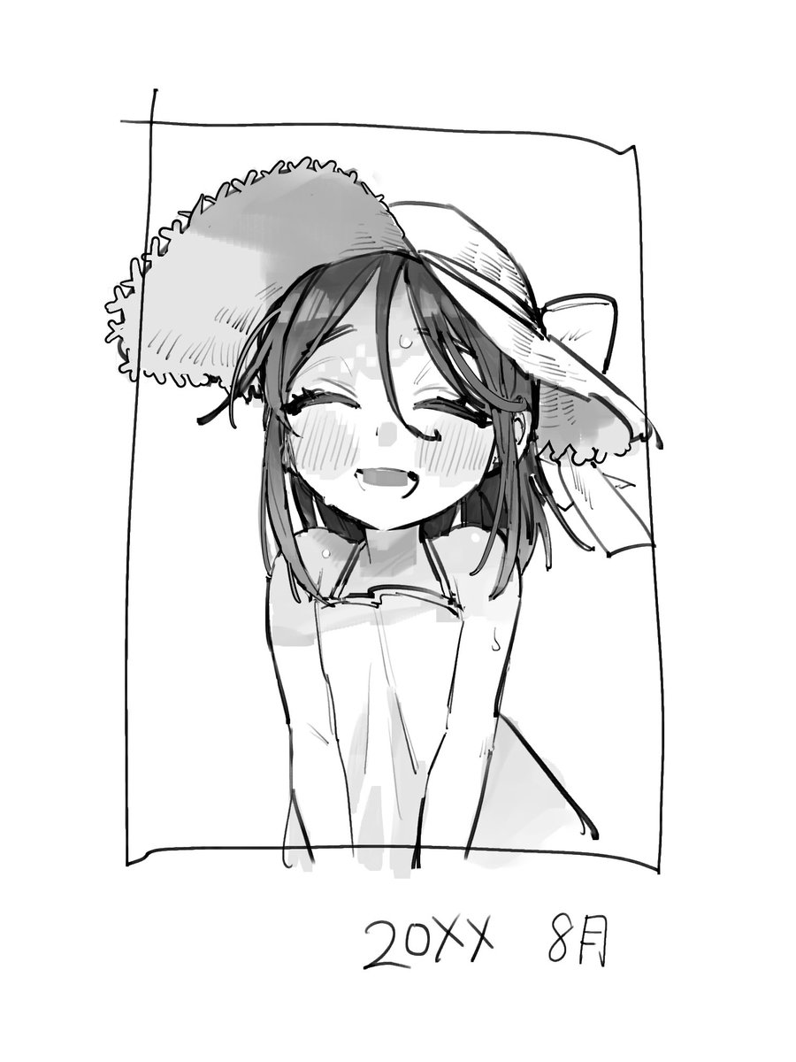 Punappu's tweet image. 庚と麿の夏(現パロ)(捏造幻覚)