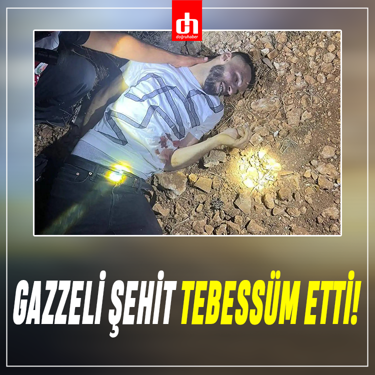 Şehit edilen Filistinli gencin şehadet tebessümü! dogruhaber.com.tr/sehit-edilen-f…
