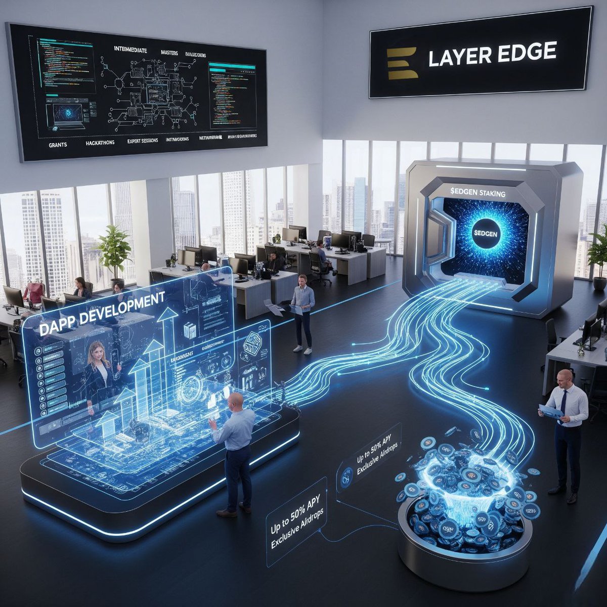 SamBrody03's tweet image. Unlock Your Potential with EdgeDev!

 EdgeDev empowers you to build innovative Web3 solutions and shape the future of blockchain! 🚀 #EdgeDev

Benefits
With EdgeDev, you can:
✅Build scalable and secure dApps
✅Leverage cutting-edge tech
✅ Join a community of visionary