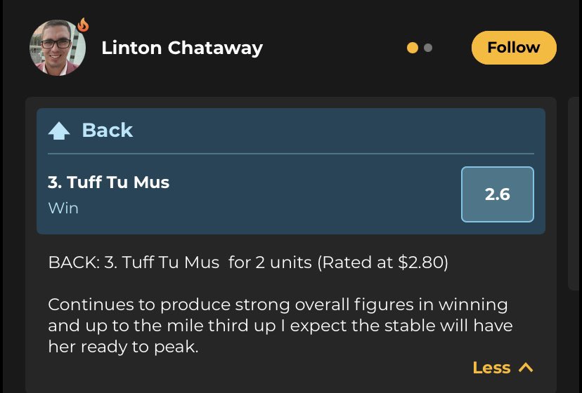 Betfair_Aus's tweet photo. 3 plays for 3 ✅ for @puntaaa93 today. With 1 more to come…

Follow for more: https://t.co/IwKaMteECH
𝗜𝗠𝗔𝗚𝗜𝗡𝗘 𝗪𝗛𝗔𝗧 𝗬𝗢𝗨 𝗖𝗢𝗨𝗟𝗗 𝗕𝗘 𝗕𝗨𝗬𝗜𝗡𝗚 𝗜𝗡𝗦𝗧𝗘𝗔𝗗. 𝗦𝗲𝘁 𝗮 𝗱𝗲𝗽𝗼𝘀𝗶𝘁 𝗹𝗶𝗺𝗶𝘁. https://t.co/JgPui4go3D