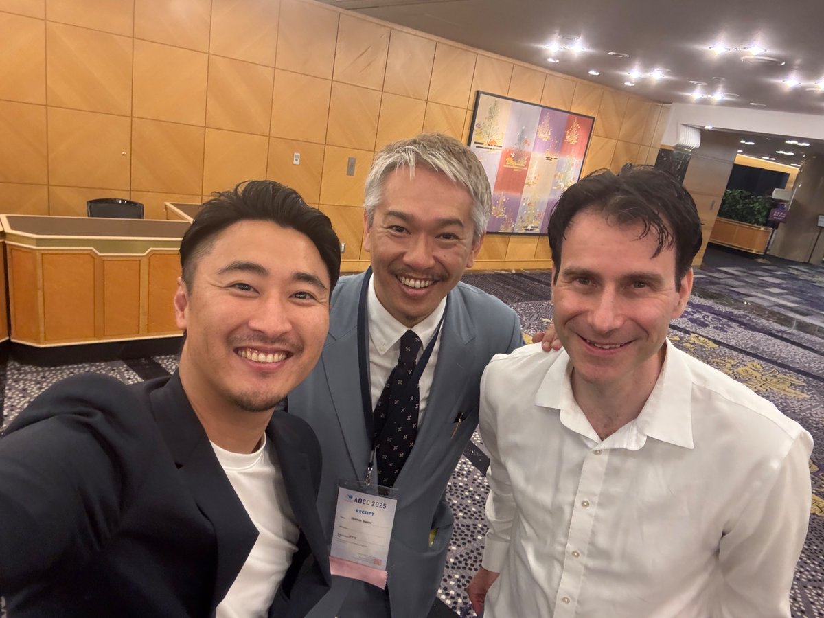Yusuke Miyatani, MD (@yusukemiya73) on Twitter photo Honored to be invited as a guest speaker at @ AOCC_2025
โ thank you Prof. Matsuoka and <a href="/TakuKobayashiM1/">Taku Kobayashi</a>
An incredible opportunity to discuss with world-leading IBD experts!
โ๏ธUnforgettable highlight: โvery casualโ conveyor sushi with <a href="/IBDMD/">David T. Rubin, MD</a> <a href="/ShintaroAkiyam2/">Shintaro Akiyama / ็งๅฑฑใๆ
ๅคช้</a> <a href="/sang_hyoung/">Sang Hyoung Park</a> ๐ฏ๐ต๐ฃ Honored to be invited as a guest speaker at @ AOCC_2025
โ thank you Prof. Matsuoka and <a href="/TakuKobayashiM1/">Taku Kobayashi</a>
An incredible opportunity to discuss with world-leading IBD experts!
โ๏ธUnforgettable highlight: โvery casualโ conveyor sushi with <a href="/IBDMD/">David T. Rubin, MD</a> <a href="/ShintaroAkiyam2/">Shintaro Akiyama / ็งๅฑฑใๆ
ๅคช้</a> <a href="/sang_hyoung/">Sang Hyoung Park</a> ๐ฏ๐ต๐ฃ