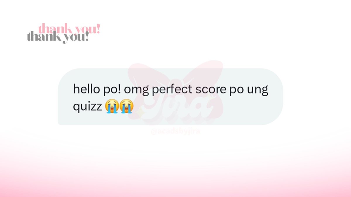 🎀 feedback from a regular client ࿐ྂ

answered accounting problems of various topics for her, and i glad the results spoke for my credibility as a commissioner! 🩶

"kayo lang po ung may matinong score na mataas na accounting commissioner po na nameet ko" >>> THANK YOU!! 🥺