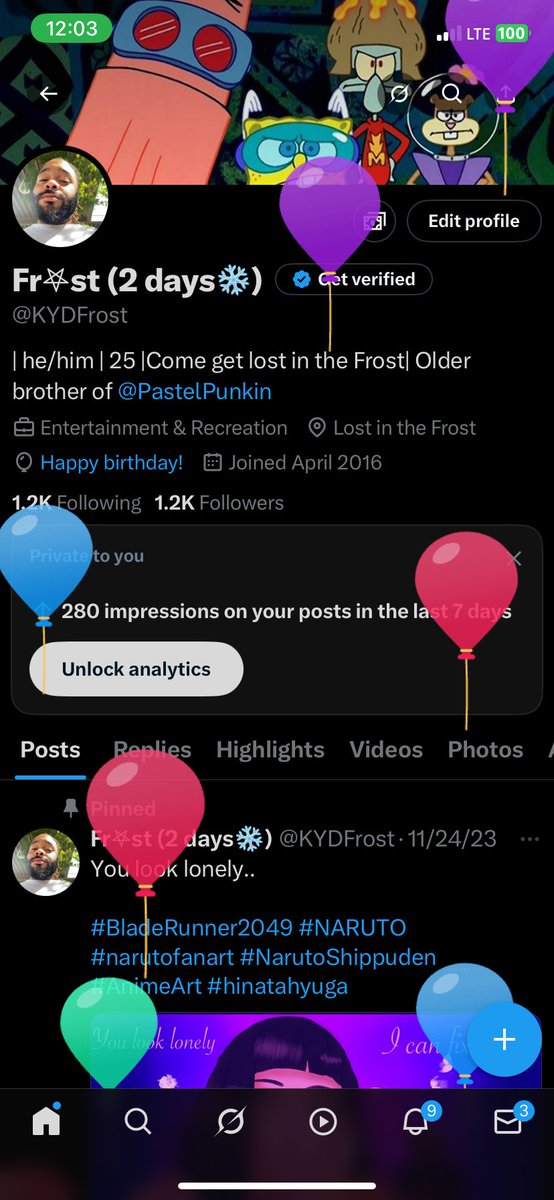 KYDFrost's tweet image. 26 years around the sun🙏🏼🎉