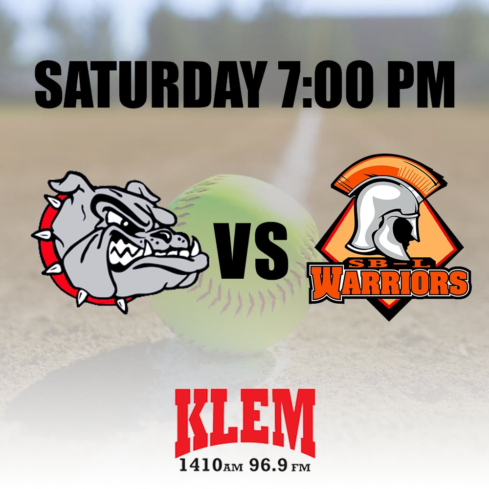 KLEM Sports (@klemsports) on Twitter photo Tonight, the <a href="/LeMarsSoftball/">LeMars HS Softball</a> team competes against #14 Sergeant Bluff-Luton for the fifth time this year when they meet up in a regional semifinal in Sergeant Bluff.
Pregame around 6:50, first pitch at 7:00
💻(AUDIO ONLY) youtube.com/watch?v=nnPXZB…
📻NO OVER-THE-AIR RADIO Tonight, the <a href="/LeMarsSoftball/">LeMars HS Softball</a> team competes against #14 Sergeant Bluff-Luton for the fifth time this year when they meet up in a regional semifinal in Sergeant Bluff.
Pregame around 6:50, first pitch at 7:00
💻(AUDIO ONLY) youtube.com/watch?v=nnPXZB…
📻NO OVER-THE-AIR RADIO