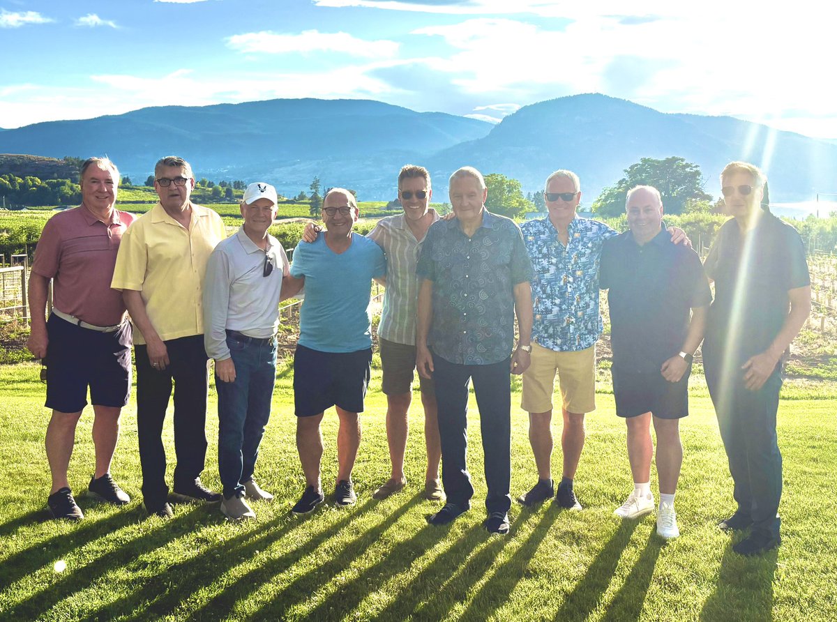 Joey Kenward (@kenwardskorner) on Twitter photo Great collection of <a href="/canucksalumni/">Vancouver Canucks Alumni</a> gathered in Penticton, B.C. this weekend to celebrate with former <a href="/Canucks/">Vancouver Canucks</a> Head Scout Mike Penny on his induction into <a href="/BCHHoF/">BC Hockey Hall of Fame</a>
<a href="/Sportsnet650/">Sportsnet 650</a> Great collection of <a href="/canucksalumni/">Vancouver Canucks Alumni</a> gathered in Penticton, B.C. this weekend to celebrate with former <a href="/Canucks/">Vancouver Canucks</a> Head Scout Mike Penny on his induction into <a href="/BCHHoF/">BC Hockey Hall of Fame</a>
<a href="/Sportsnet650/">Sportsnet 650</a>