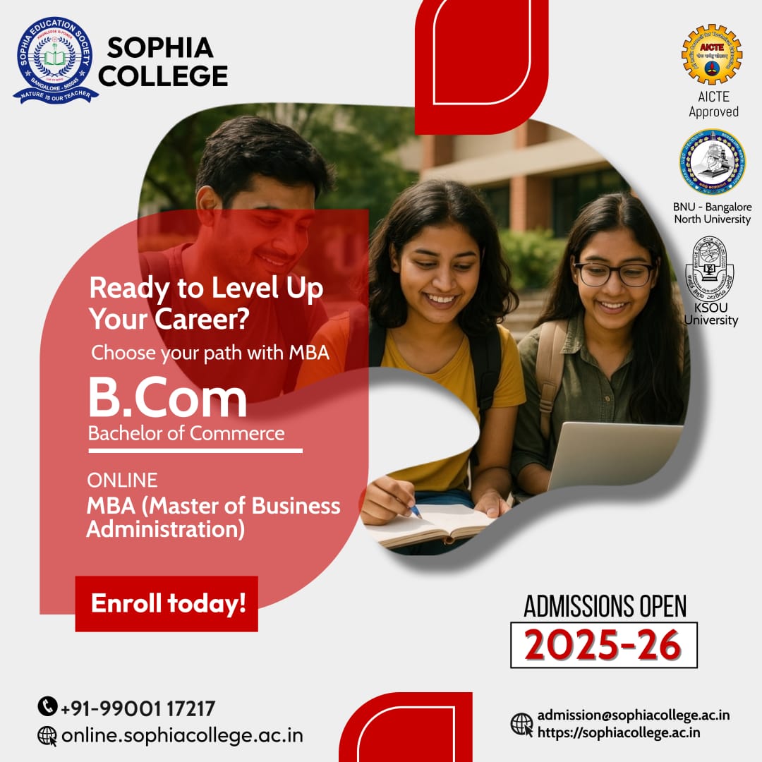 Sophia Degree College tweet media
