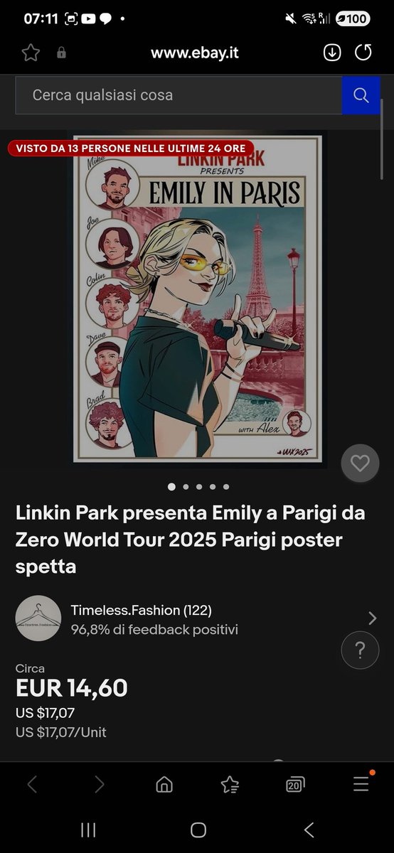 ValeriaFavoccia's tweet image. Some of you sent me these, THOSE ARE SCAM!
I've never gave my permission to make these & I'm NOT selling anything about this art! I GAVE FOR FREE prints or traded them for bracelets yesterday, DO NOT FEED THE SCAMM3RS PLEASE 🙏
(Can u help spread the world @LPLive @LPFanCorner ?)