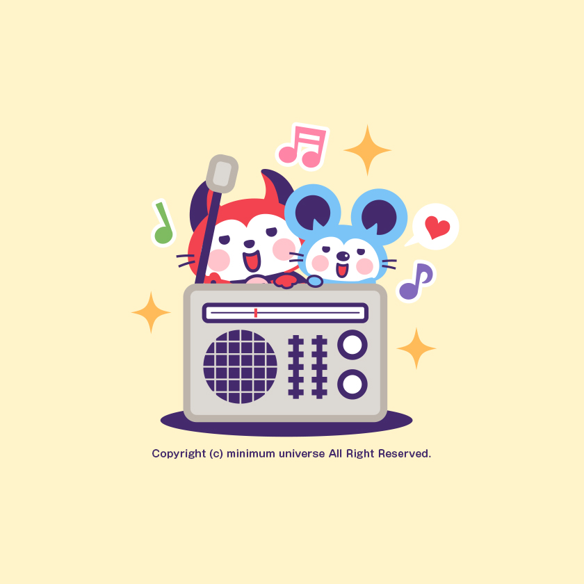 devinekokun's tweet image. 今日は「#ラジオ本放送の日」に便乗するデビ📻
2028年にAM放送の終了が予定されていて寂しいデビ(っ📻･ω･`)o💧

#今日は何の日 #7月12日 #ラジオ #動物 #悪魔 #イラスト #キャラクター #絵描きさんと繋がりたい