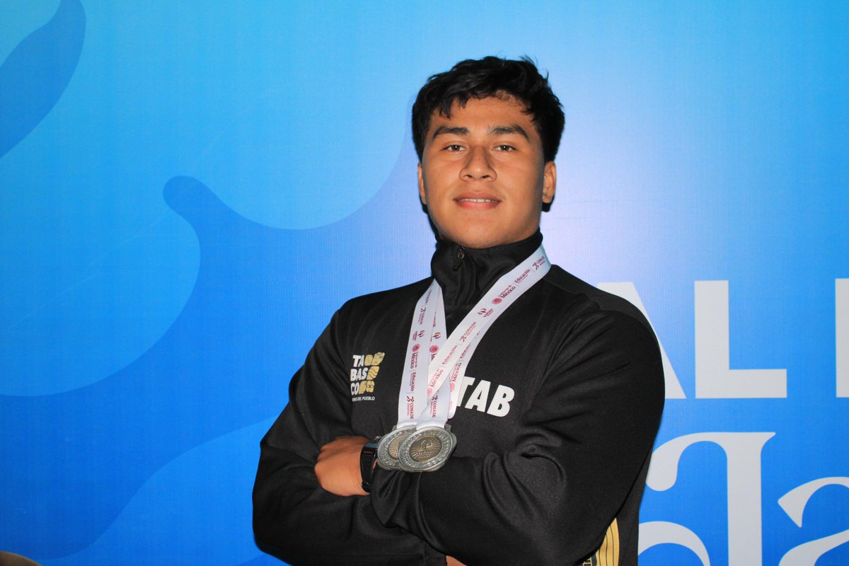¡Lluvia de medallas!  🥇🥈🥉🏋🏾‍♂️🔝 #OrgulloTabasqueño José Muñoz Hdz, Ángel Miguel Martínez e Iván Hernández, sumaron 8 preseas más para Tabasco en la Olimpiada Nacional 2025 en una demostración de fuerza, técnica y resistencia; 🥇1🥈6 🥉1 :Tabasco alcanza así las 59 medallas.