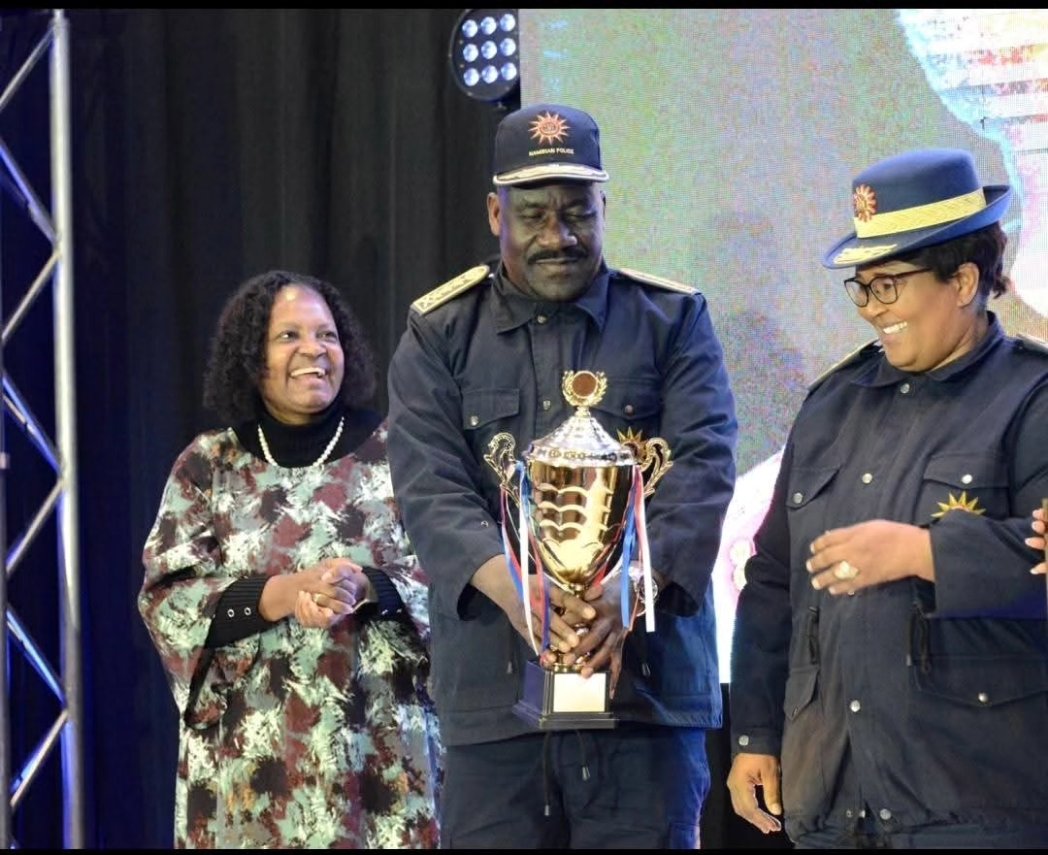 ForceNampol's tweet image. The Ministry of Home Affairs Immigration Safety and Security-Namibian Police Department scooped the Overall Award at the inaugural Public Sector Award Ceremony held by Namibia Institute of Public Administration and Management (NIPAM) in Windhoek.