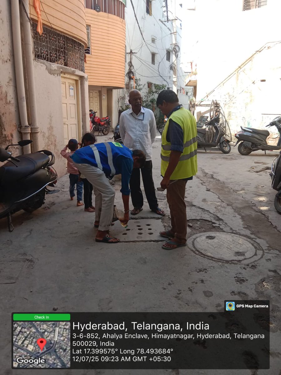 Sir/Madam, Entomology workers Conducted Anti Larval Operations and Spraying to Control Adult Mosquito Menace at various locations of Secunderabad Zone