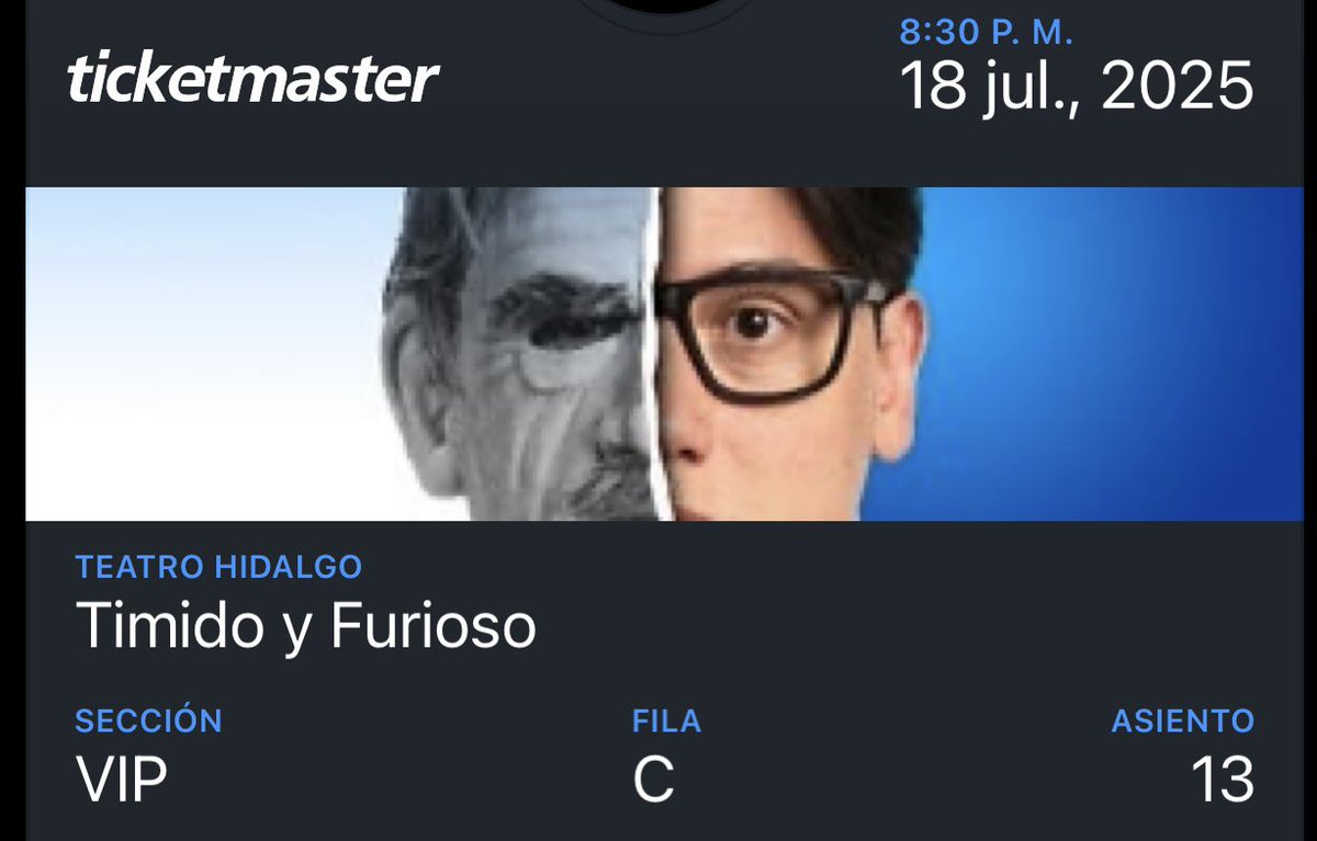 Dicen que la mejor publicidad es de boca en boca, y mi boca está atascada de razón, así que no se pueden perder #TímidoYFurioso, la obra más divertida de México. Yo estoy más que lista!!! 🎭🤩
<a href="/LordMarcoPolo/">Marco Polo</a> 
👇🏼
ticketmaster.com.mx/timido-y-furio…