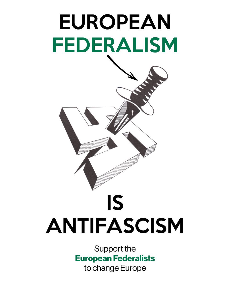 The dream of a united Europe was born from the ruins of fascism. Today, defending that dream means fighting back — not with nostalgia, but with action.

👉 Support the UEF with a donation here 🔗 buff.ly/uik73AK

🕊️ Federalism is not a slogan. It’s a structure for peace