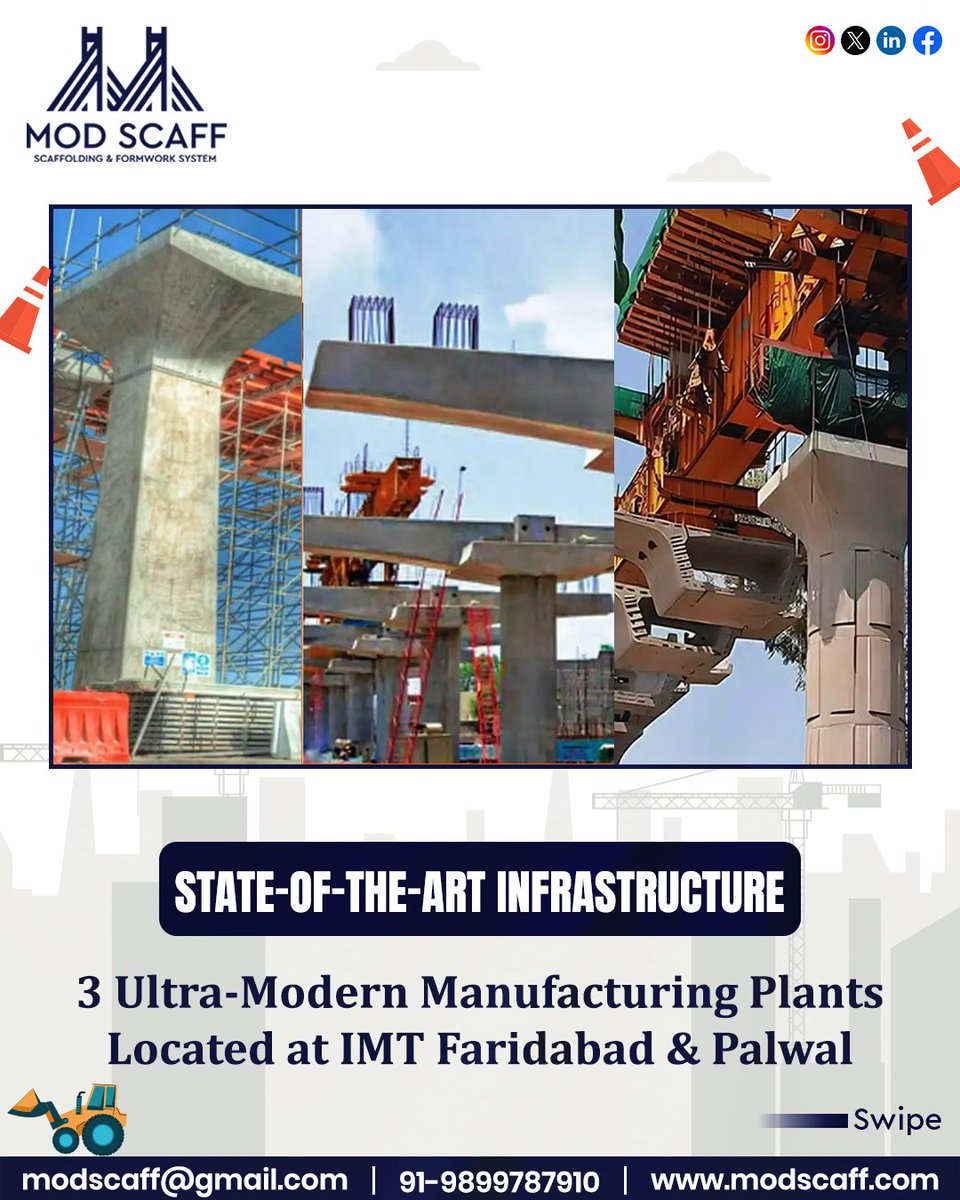 ModscaffIndia's tweet image. 🎉 Celebrating 25 Years of Vision, Strength &amp;amp; Innovation! 🏗

🏭 3 cutting-edge plants
✅ ISO 9001:2015 certified

🌐 modscaff.com 
📱 +91-9899787910

#25YearsOfModScaff #ModScaff #ManojSachdeva #ScaffoldingIndia #BuildingIndia
#EngineeringExcellence