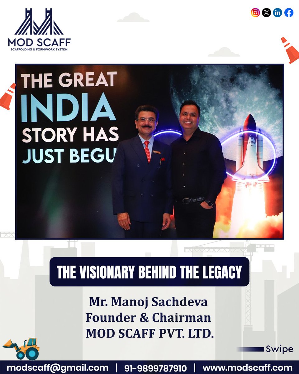 ModscaffIndia's tweet image. 🎉 Celebrating 25 Years of Vision, Strength &amp;amp; Innovation! 🏗

🏭 3 cutting-edge plants
✅ ISO 9001:2015 certified

🌐 modscaff.com 
📱 +91-9899787910

#25YearsOfModScaff #ModScaff #ManojSachdeva #ScaffoldingIndia #BuildingIndia
#EngineeringExcellence