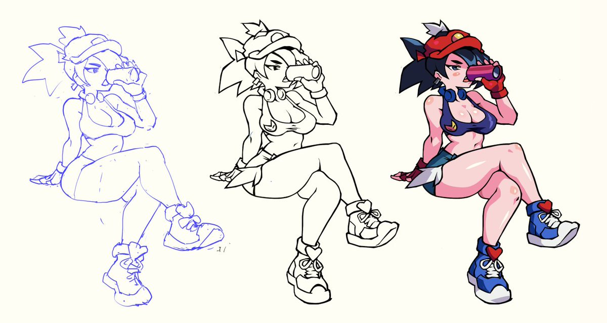 bsteinlounge's tweet image. Achtung! Ze artist shows efficiency and passion with each passing artwork! If this post receives 20 likes I will answer his plight and feed him ze Bratwurst. Ah, ze power of science and fried pork is intoxicating.
#Runner69 #GameArt #IndieGameDev