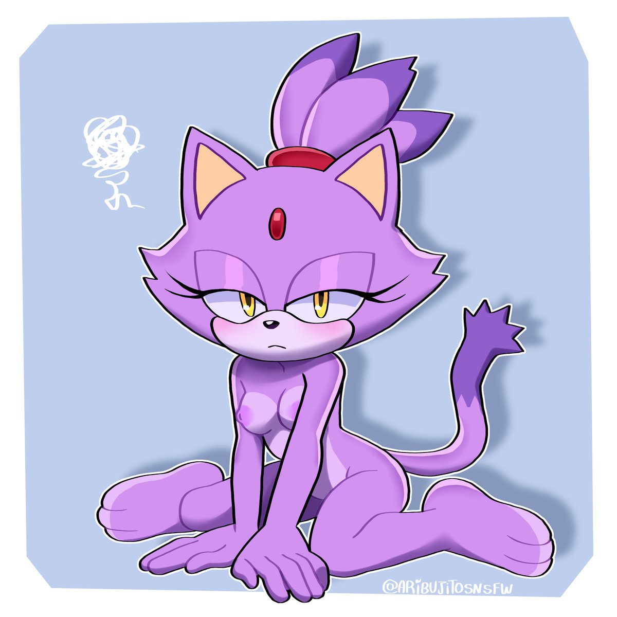 #BlazeTheCat #nsfw #fanart