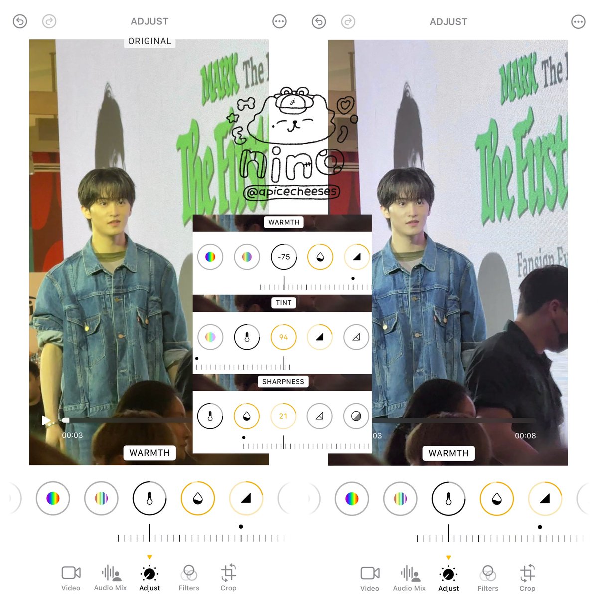 ใครถ่ายคลิปมาละติดเหลือง จริงๆ สามารถปรับในนี้ได้เลยนะ ไม่ต้องเข้าไปปรับใน capcut ก็ได้ ถ้าเอาแบบสะดวกรวดเร็ว พร้อมลงหน่ะนะ (*´꒳`*)