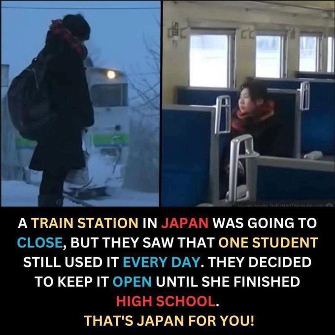 10. This heartwarming story reflects Japan's commitment to its communities.