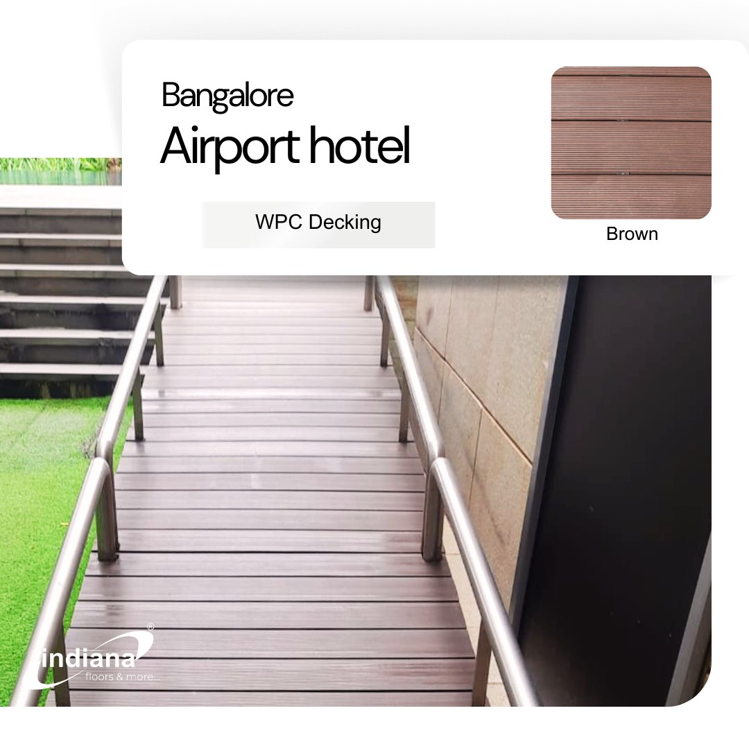 Indiana_floors's tweet image. Style meets strength! 

WPC Decking installation at a Bangalore airport hotel—designed to withstand the elements and impress every guest.

Indiana Floors and More, crafting pathways that welcome the world. 

#IndianaFloors #WPCDecking #OutdoorFlooring #HotelDesign