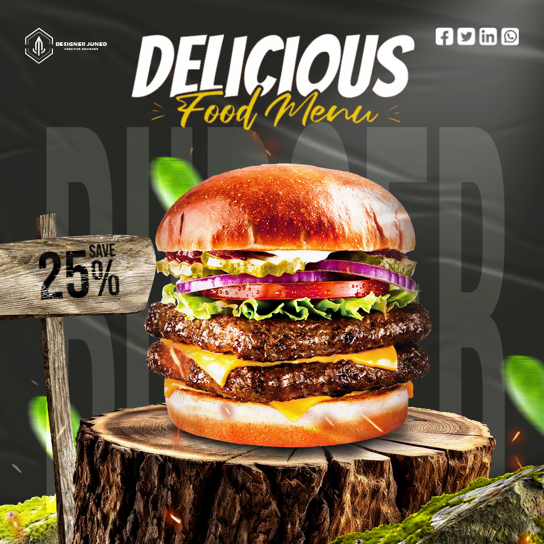 graphixash's tweet image. 🔥 Fresh Food Social Media Post Designs!
Bold, tasty &amp;amp; scroll-stopping visuals for food brands!
Designed to boost engagement. 🍔🎨
#FoodPostDesign #SocialMediaDesign #JunedDesign #CreativeVisuals #GraphicDesignBangladesh