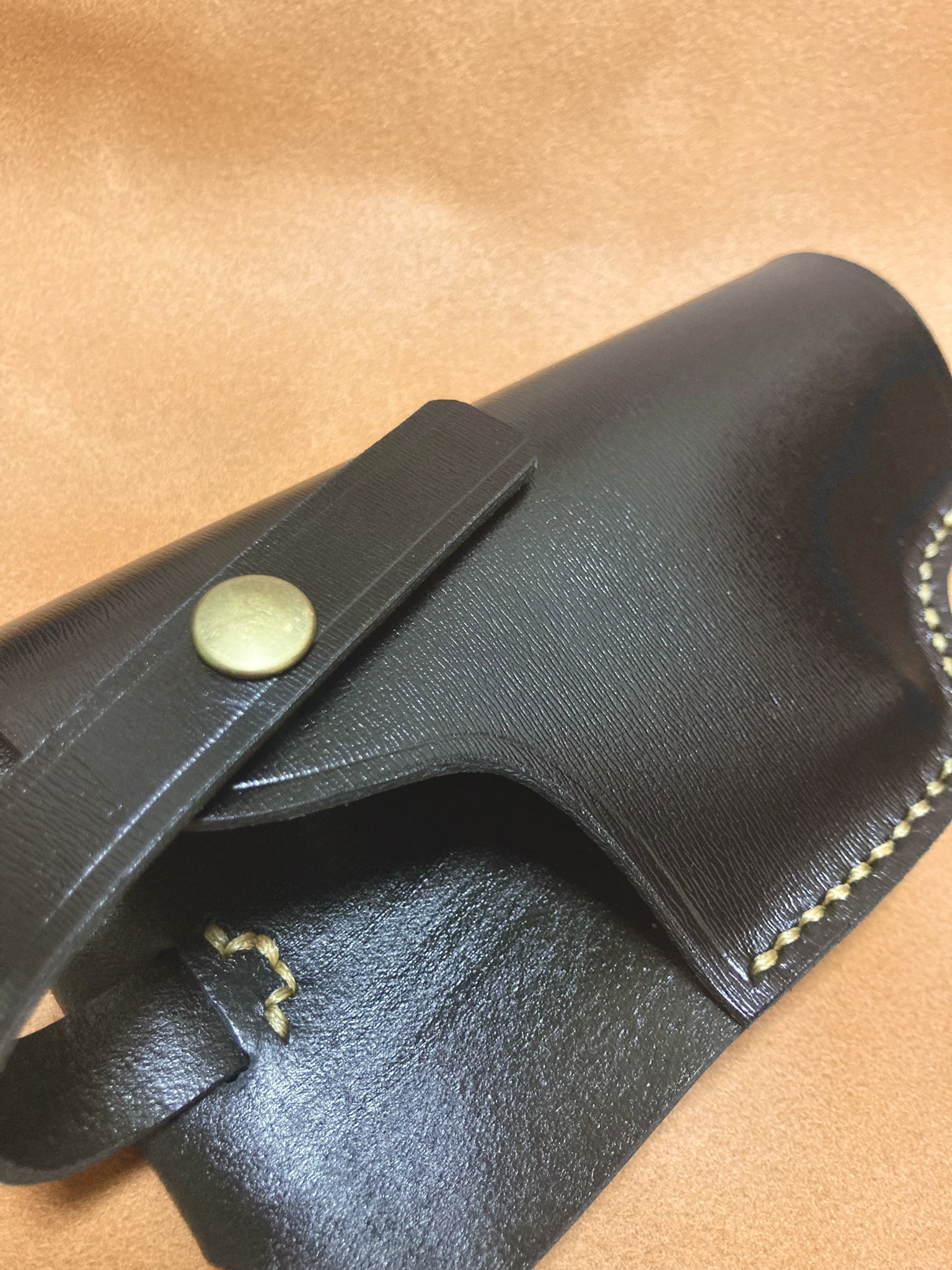 レザー ホルスター 2個セット黒 、茶 Y'2 LEATHER（ワイツーレザー） SR-39 ステアオイルダブル