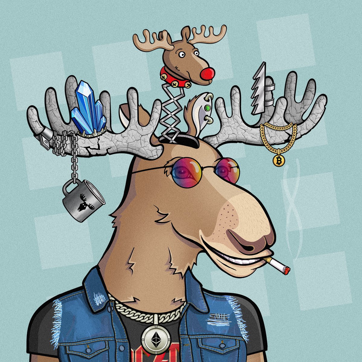 GMoose, rebels.
This moose runs on riffs, road dust, and righteous freedom 🏍️🎸🔥
Old-school rock never dies, it just gets louder.
What’s your anthem for the weekend?
#moonmoose  #NFT