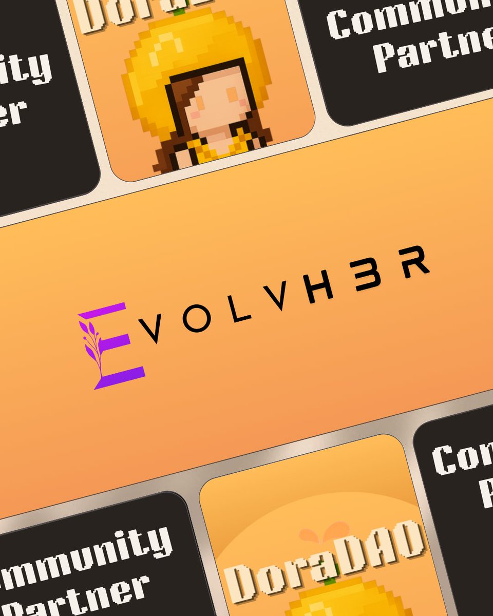 dora_dao's tweet image. We’re thrilled to welcome amazing Community Partners to the fam.💛
@evolvh3r
Each partner brings their unique vibe, culture & energy, making this community truly borderless and vibrant. The journey is better when you have your tribe.
Welcome aboard, Champions..🏆