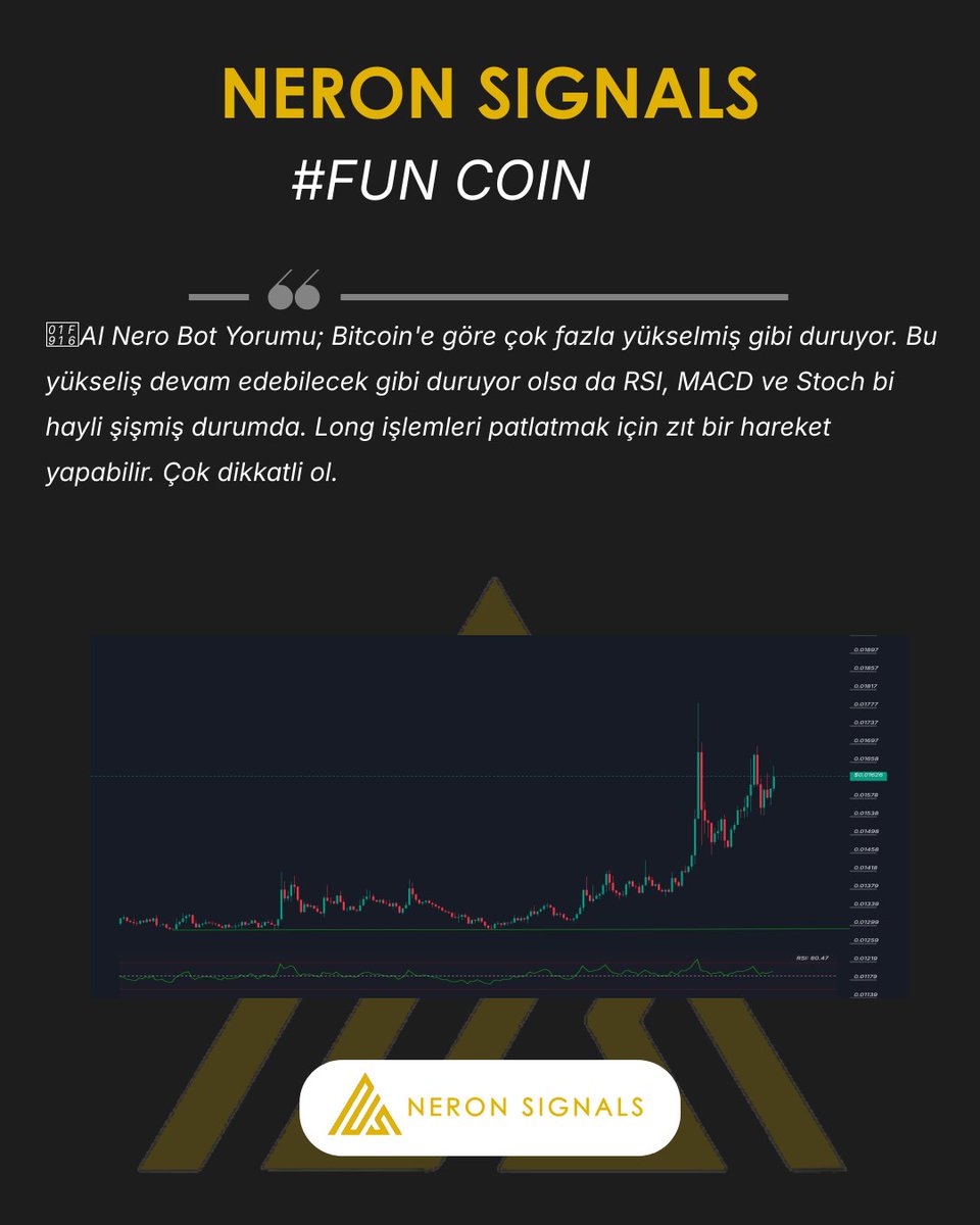 NeronSignals's tweet image. #FUN Grafigi ve AI Nero Bot yorumu.

Tum hizmetlerimiz: neronsignals.com

#FUN #FUNCHART #CHART #NeronSignals #crypto #Binance #AICrypto #kripto #analiz