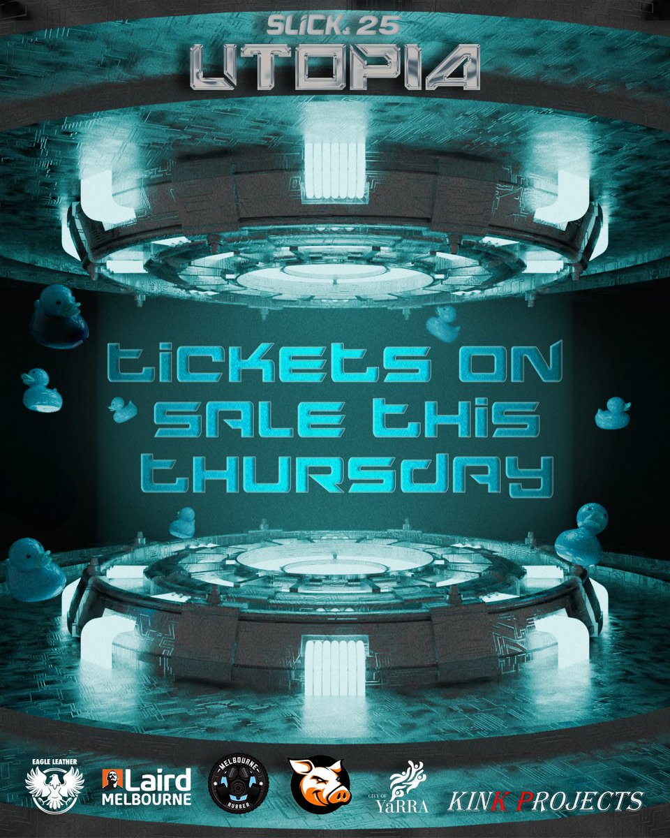 SLICK.25 TICKETS THIS THURSDAY! 💥 July 17th, 5PM AEST.

Grab your spot for: 🏆 Melbourne Rubber Comp 2025 🔊 <a href="/barbapresents/">BARBA</a> &amp; Melbourne Rubber Present Squeak

All via <a href="/Eagle_Leather/">Eagle Leather</a>! For a head start &amp; first access, sign up to our mailing list: 

🔗 melbournerubber.com
