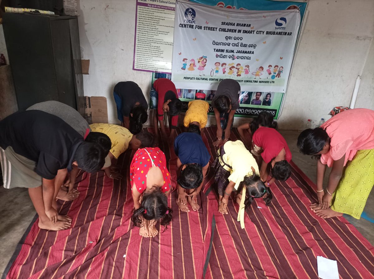 childhood development and learning centre for street children, engaging them through play-way methods to foster education ,positive behaviour change, provides counselling , mental health support, with play, yoga,  meditation integrated as essential parts of the learning process.
