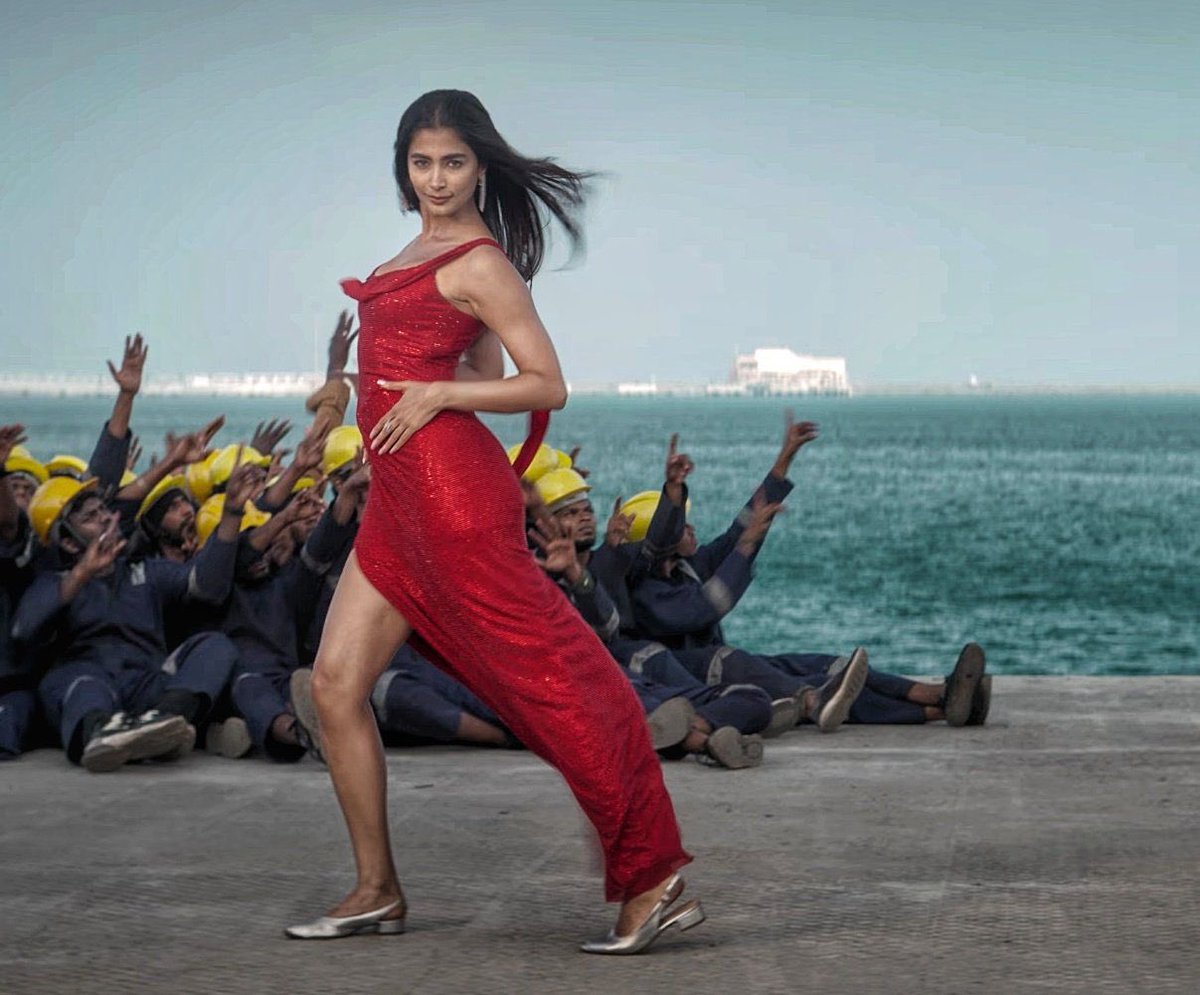 pudiharicharan's tweet image. When @hegdepooja is in a song, you know it’s about to break records! From Arabic Kuthu to Kanima, she’s ruled the charts and this Coolie song #Monica is no different. Another milestone.