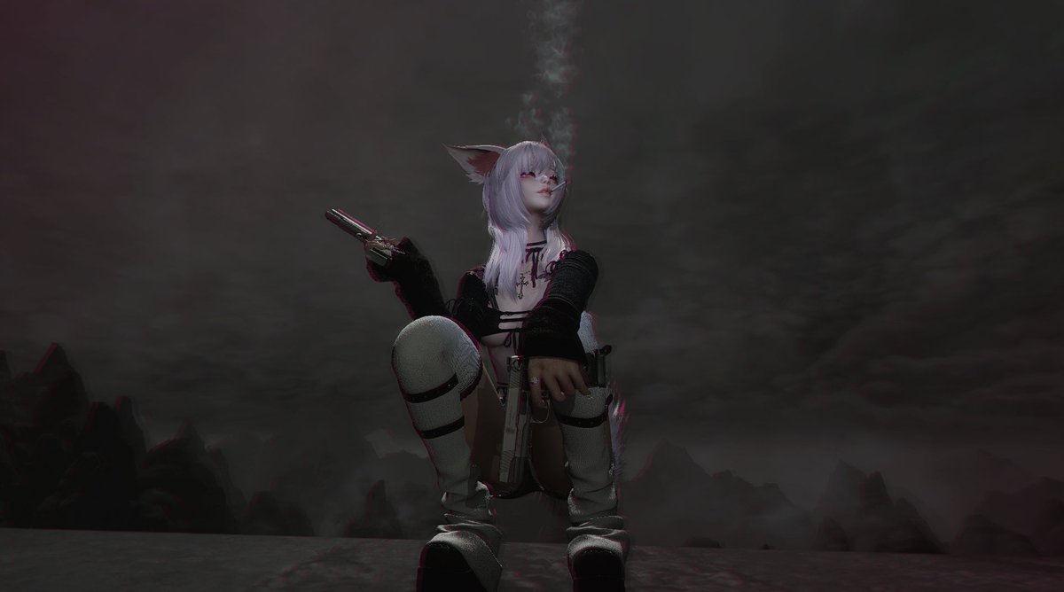 DazlingStranger's tweet image. Quiet. Heavy. Familiar.
#GPOSERS #Miqote #EorzeaPhotos