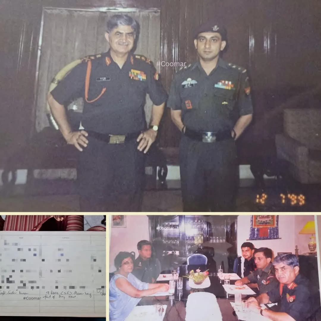 12th July is the day when Maj Sudhir Walia signed off from the Army House. He had volunteered to be with his Paltan while he was serving as an ADC to <a href="/Vedmalik1/">Ved Malik</a> sir.
Before reaching Kargil, he went to meet his family, with his newly purchased car. 
#AmarBalidani