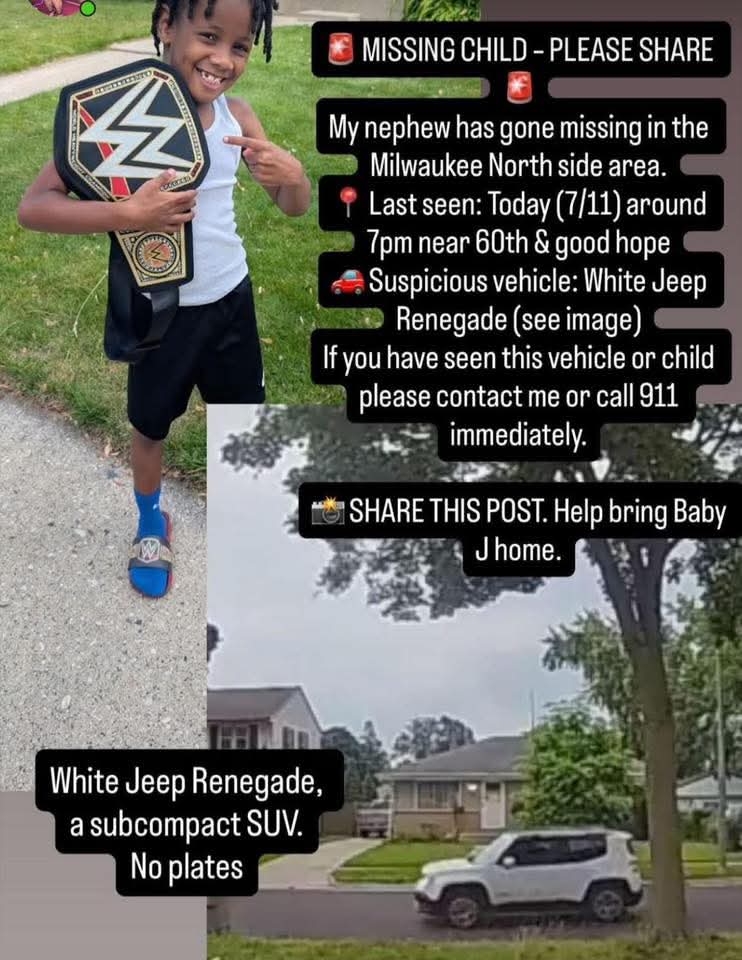 debbie_schwenk5's tweet image. #CRITICALLYMISSING #PleaseShare 
Milwaukee Police Department just confirmed they are investigating this disappearance as an ABDUCTION. 

PLEASE SHARE

The Milwaukee Police Department is asking for the public’s assistance in locating critically missing Jamal WHITE. Jamal was last