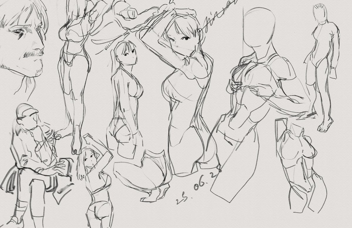 模写も1年でもいいから続けるといろんなもの描けるようになって楽しいよ。 