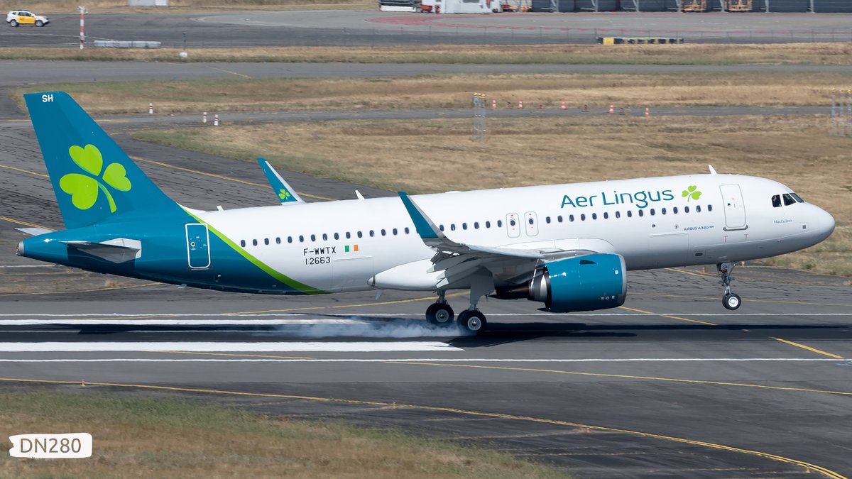 Aer Lingus A320-251N msn 12663 F-WWTX /  EI-NSH - McCuilinn

EIN/08 - First flight
08.07.2025