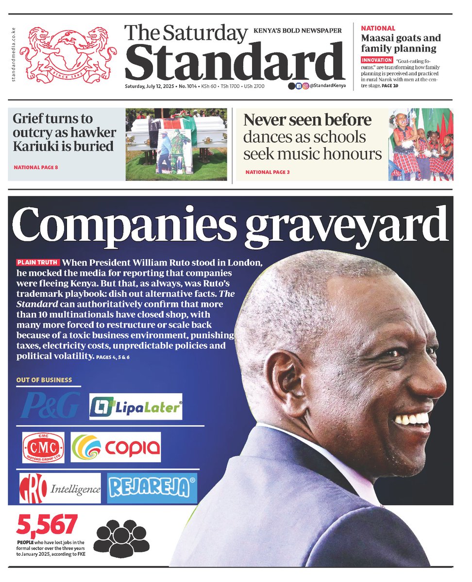 This is Today magazine achana na itumbi na magazine yake akae huko state house