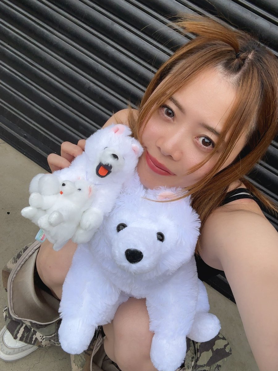 ７月１２日 若干寒い
新木場大会ありがとうございました♡

ポチにそっくりなぬいぐるみもらた🐶
かわいすぎる🩵ありがとう^ ^