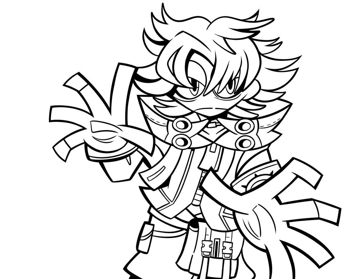 MEEEE IN GACHIAKUTA STYLE + Ludo NuMetal Pose wip✨💥 #Gachiakuta #gachiakutaoc